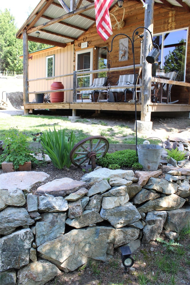 6570 Blossburg Rd, Canyon Creek, MT 59633 - view of patio / terrace