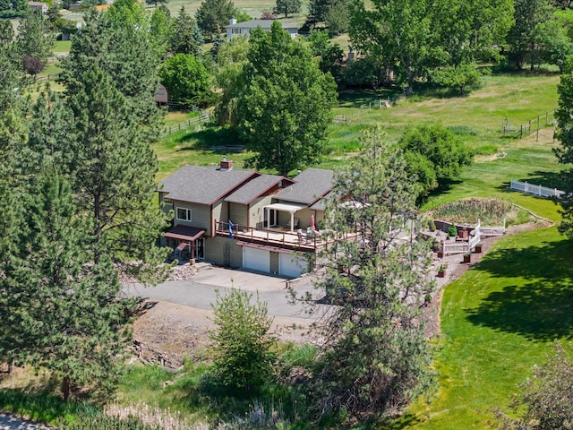 6350 S Meadowwood Ln, Missoula, MT 59803 - view from above of property