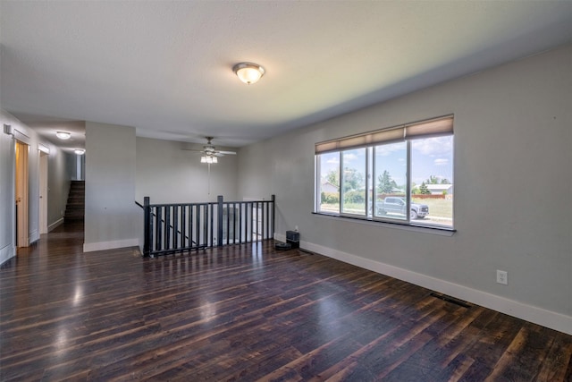 701 E Lewis St, East Helena, MT 59635 - spare room featuring wood finished floors and ceiling fan