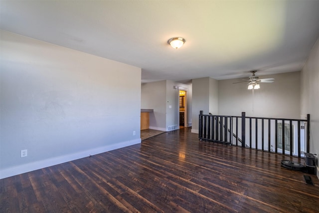 701 E Lewis St, East Helena, MT 59635 - spare room with wood finished floors and ceiling fan