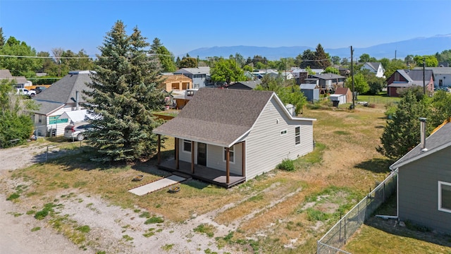 324 N Pine St, Townsend, MT 59644 - aerial perspective of suburban area with a mountainous background