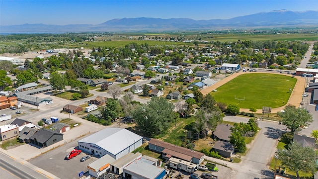 324 N Pine St, Townsend, MT 59644 - aerial perspective of suburban area with a mountain backdrop