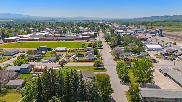 324 N Pine St, Townsend, MT 59644 - aerial view of residential area featuring a mountain backdrop