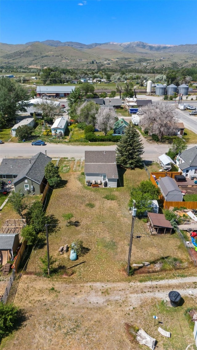 324 N Pine St, Townsend, MT 59644 - aerial perspective of suburban area with a mountain backdrop