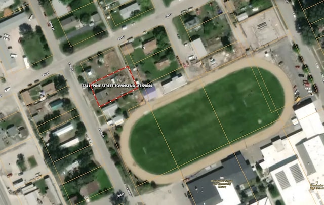 324 N Pine St, Townsend, MT 59644 - map / location with property boundaries highlighted