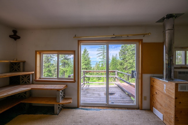 456 Gould Rd, Eureka, MT 59917 - entryway with carpet flooring