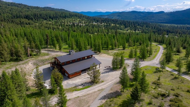 4475 Star Meadows Rd, Whitefish, MT 59937 - view of subject property featuring a mountainous background