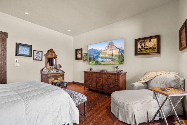 4475 Star Meadows Rd, Whitefish, MT 59937 - bedroom with wood finished floors and recessed lighting