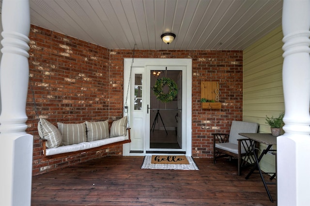 108 Apple House Ln, Missoula, MT 59802 - entrance to property with brick siding and covered porch