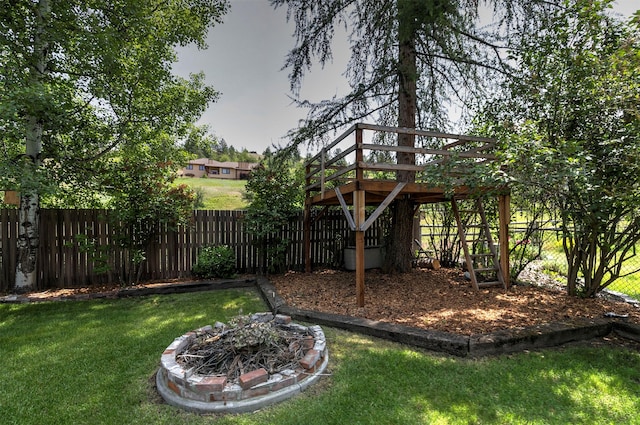 108 Apple House Ln, Missoula, MT 59802 - fenced backyard featuring a deck
