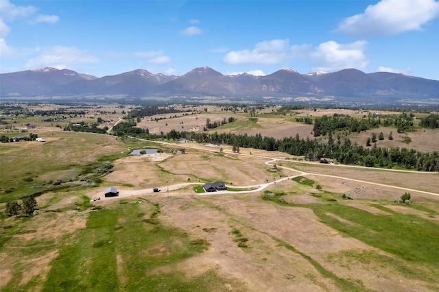 559 Stage Springs Ln, Stevensville, MT 59870 - aerial view of sparsely populated area with mountains