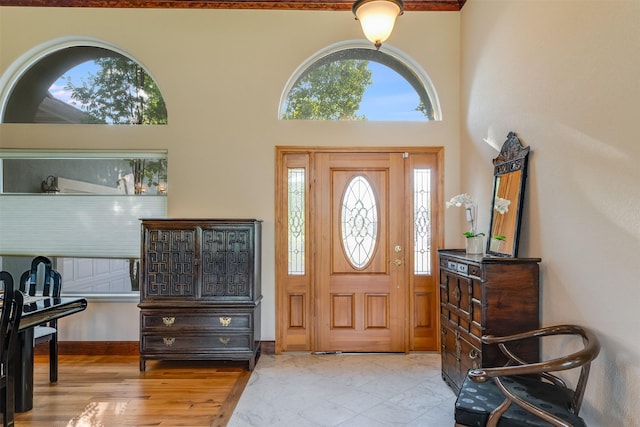 46452 Stagecoach Trl, Ronan, MT 59864 - foyer entrance featuring healthy amount of natural light and a towering ceiling