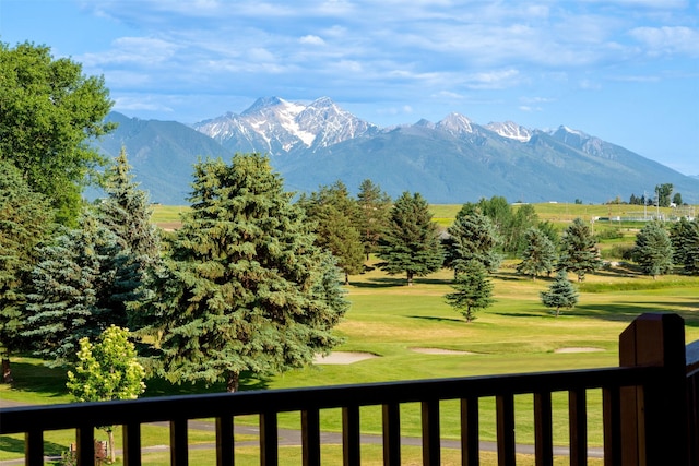 46452 Stagecoach Trl, Ronan, MT 59864 - mountain view featuring a golf club