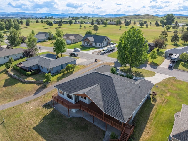 46452 Stagecoach Trl, Ronan, MT 59864 - aerial view of residential area with a mountain backdrop