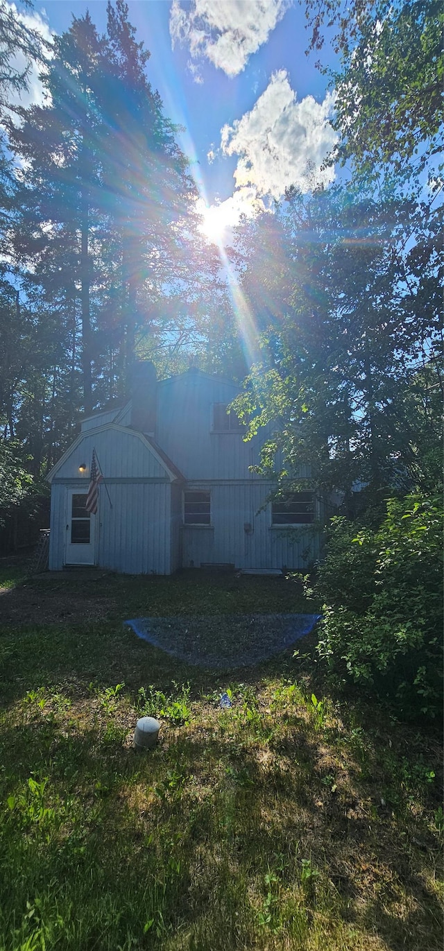 22747 Mt Highway 83, Bigfork, MT 59911 - view of yard with an outbuilding and a barn