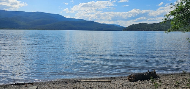 22747 Mt Highway 83, Bigfork, MT 59911 - water view featuring a mountainous background