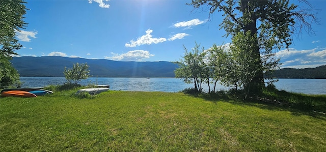 22747 Mt Highway 83, Bigfork, MT 59911 - water view with mountains
