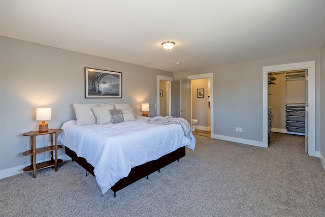 605-607 Leslie Ave, Helena, MT 59601 - carpeted bedroom featuring a walk in closet, ensuite bath, and a closet