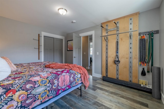 605-607 Leslie Ave, Helena, MT 59601 - bedroom featuring wood finished floors and a closet