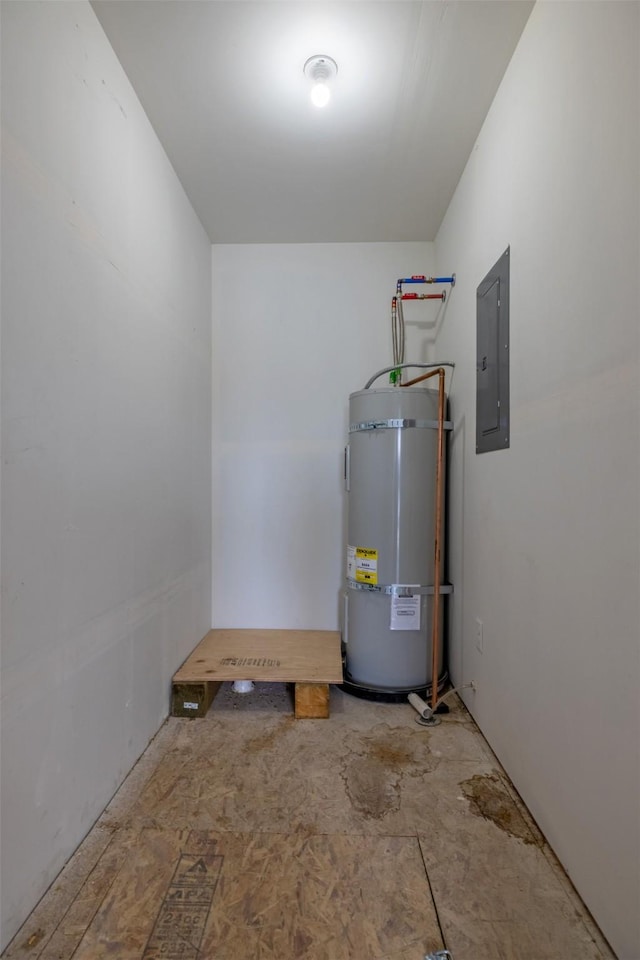 605-607 Leslie Ave, Helena, MT 59601 - utility room with water heater and electric panel