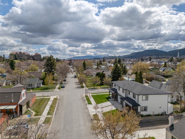605-607 Leslie Ave, Helena, MT 59601 - aerial perspective of suburban area featuring mountains