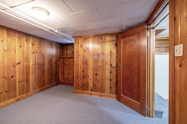 1414 Boulder Ave, Helena, MT 59601 - finished basement with carpet and wood walls