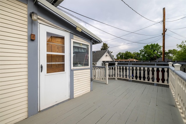 1414 Boulder Ave, Helena, MT 59601 - view of wooden deck