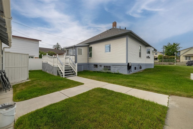 1414 Boulder Ave, Helena, MT 59601 - rear view of house with a deck and stairs