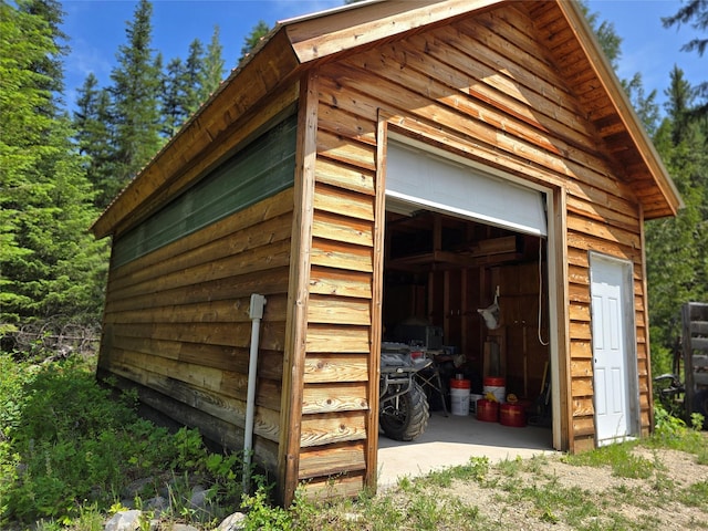 670GUSCREEK Gus Creek Rd, Yaak, MT 59935 - view of detached garage