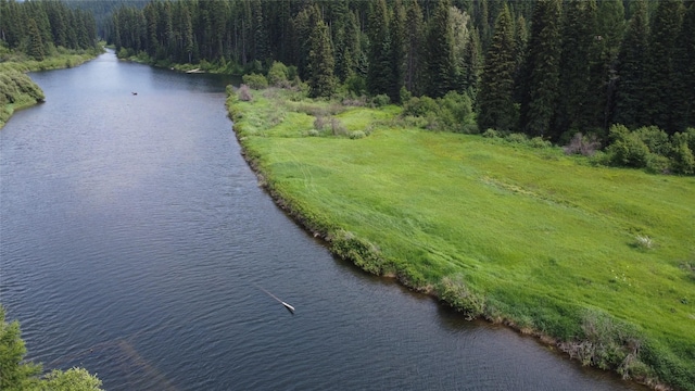 670GUSCREEK Gus Creek Rd, Yaak, MT 59935 - bird's eye view of a large body of water and a forest