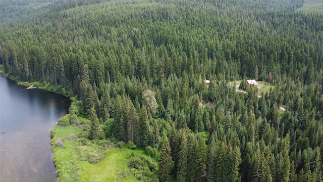 670GUSCREEK Gus Creek Rd, Yaak, MT 59935 - view of property location with a heavily wooded area and a nearby body of water