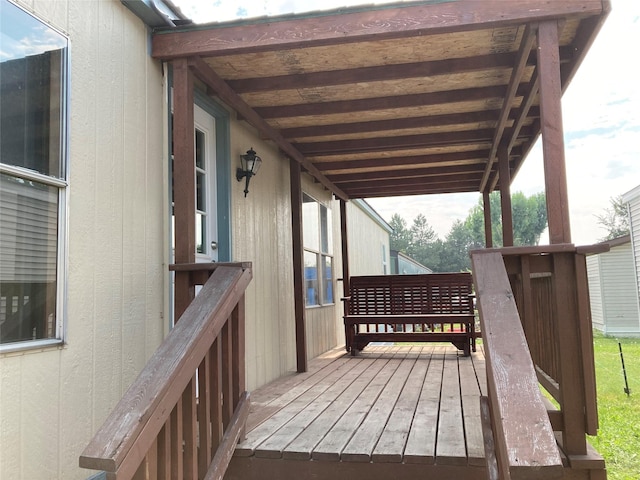 412 N Surrey St, Missoula, MT 59808 - view of wooden terrace