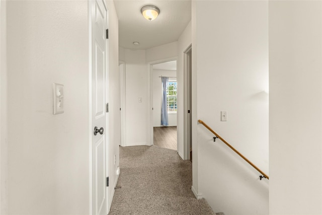 603 Luella Ln, Missoula, MT 59801 - corridor with an upstairs landing and light colored carpet