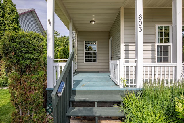 603 Luella Ln, Missoula, MT 59801 - view of wooden porch