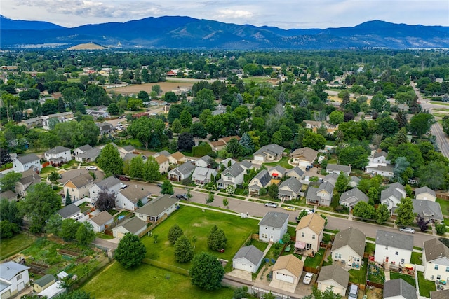 603 Luella Ln, Missoula, MT 59801 - aerial perspective of suburban area with a mountainous background