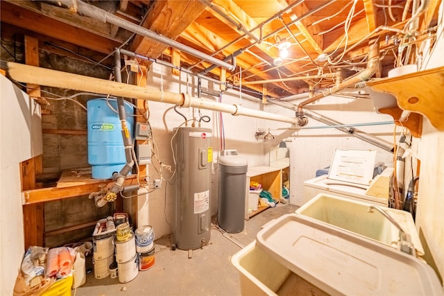 38534 US Highway 2, Libby, MT 59923 - utility room with water heater and a sink