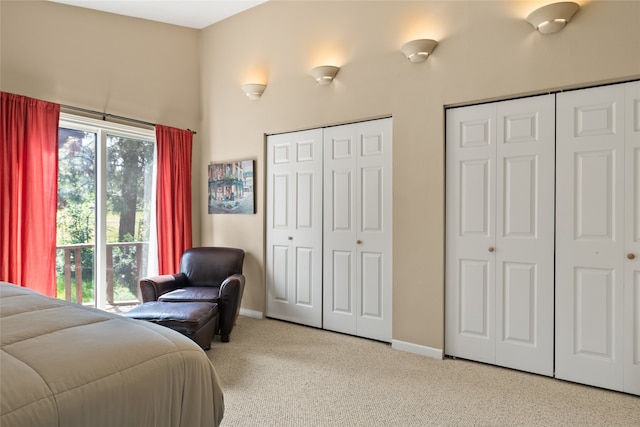 4280 Fox Farm Rd, Missoula, MT 59802 - carpeted bedroom featuring multiple closets and baseboards