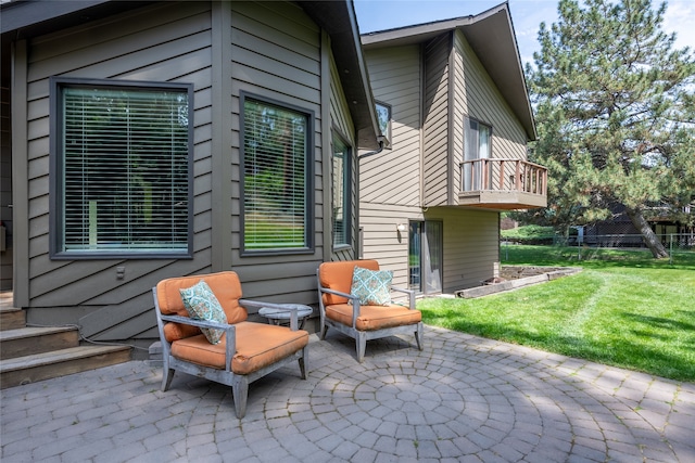 4280 Fox Farm Rd, Missoula, MT 59802 - patio / terrace with a patio and a yard