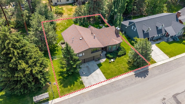 4280 Fox Farm Rd, Missoula, MT 59802 - view of subject property featuring property parcel outlined