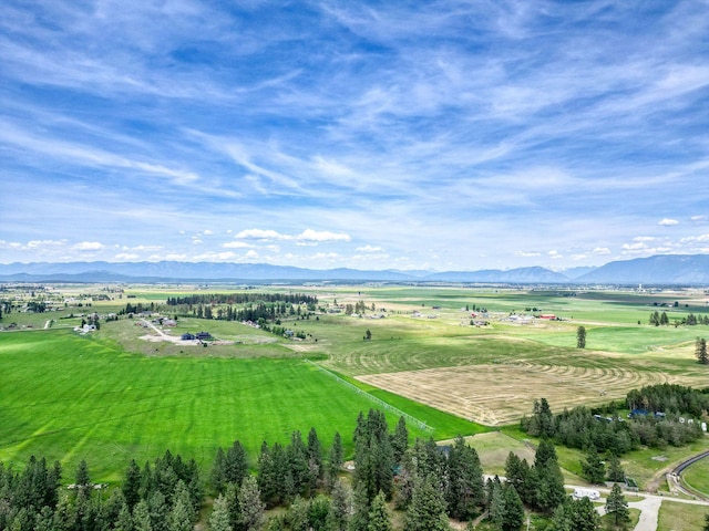 378 Last Best Pl, Kalispell, MT 59901 - overview of rural landscape with a mountain backdrop