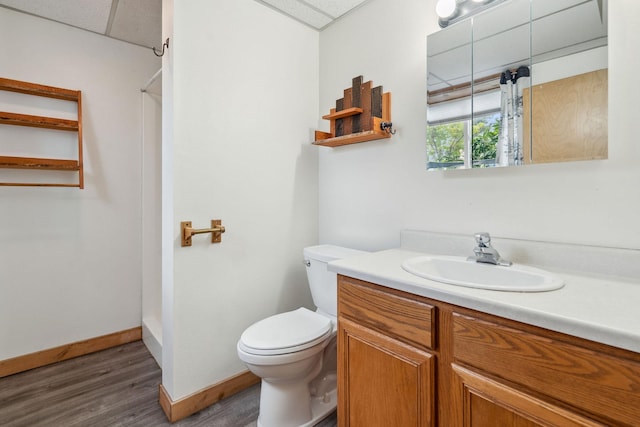 378 Last Best Pl, Kalispell, MT 59901 - bathroom with wood finished floors, vanity, and a shower