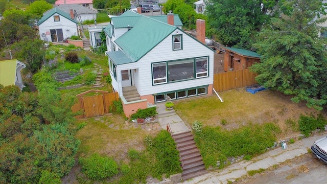 407 1st Ave W, Eureka, MT 59917 - aerial view of property and surrounding area