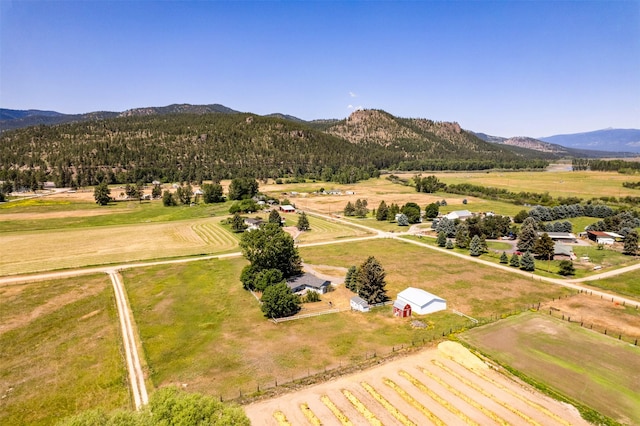 14470 Harpers Bridge Rd, Missoula, MT 59808 - aerial view of sparsely populated area with a mountainous background
