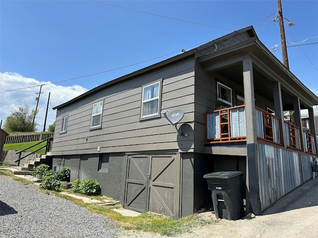 34 E Summit St, Butte, MT 59701 - view of home's exterior featuring stairway