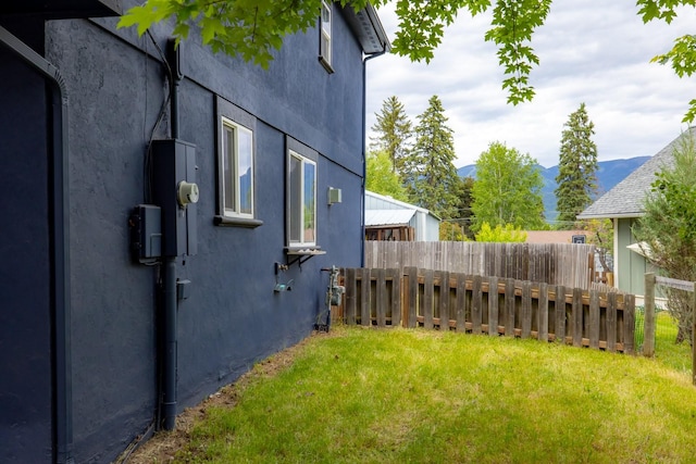 443 Karrow Ave, Whitefish, MT 59937 - view of yard featuring a mountain view