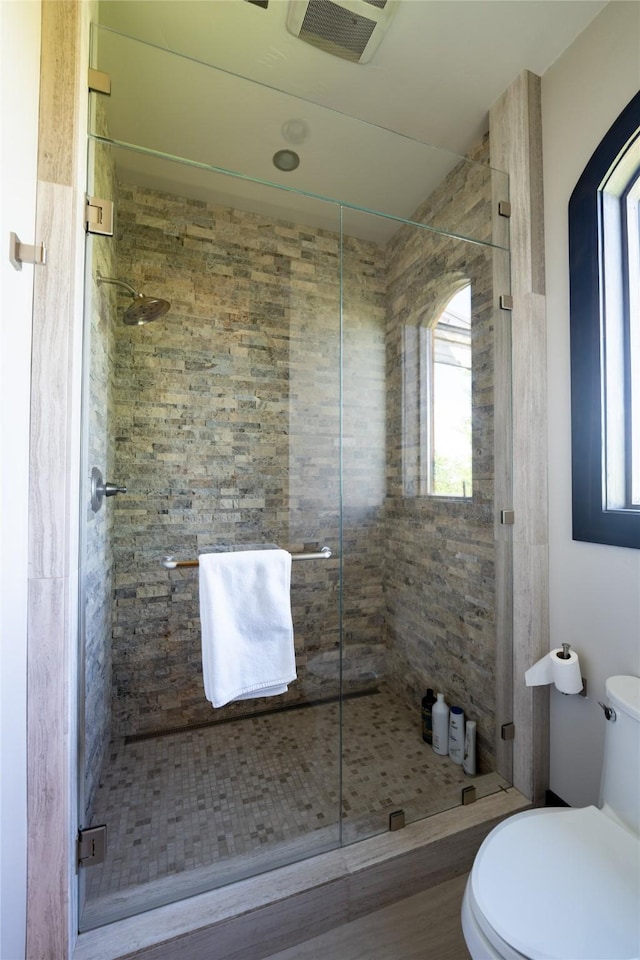 155 Peacemaker Rdg, Belt, MT 59412 - bathroom with a shower stall and toilet