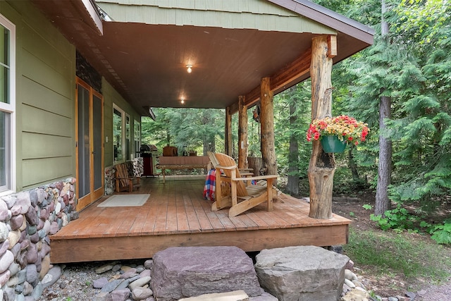 983 Lake Dr, Columbia Falls, MT 59912 - deck featuring a grill