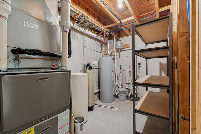 209 E Nicklaus Ave, Kalispell, MT 59901 - utility room with water heater and heating unit