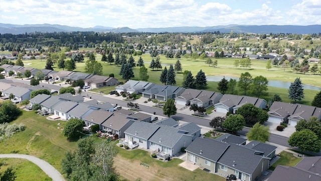 209 E Nicklaus Ave, Kalispell, MT 59901 - aerial view of residential area with a water and mountain view