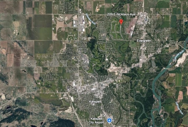 209 E Nicklaus Ave, Kalispell, MT 59901 - aerial view of property's location